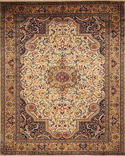 160799 Golden Age <br> Jewel Ivory-Gold 11.11 X 18.3